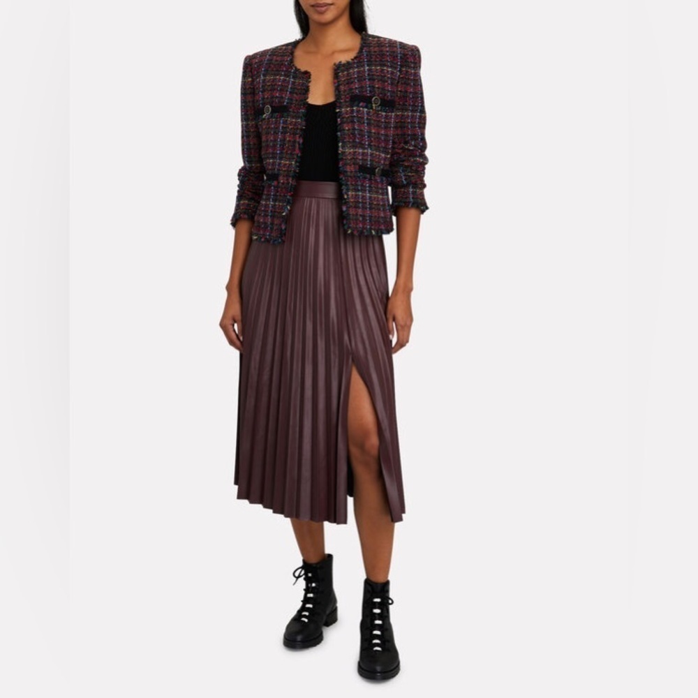 VERONICA BEARD Nerva Plaid Tweed Jacket Size 12​​​​​
